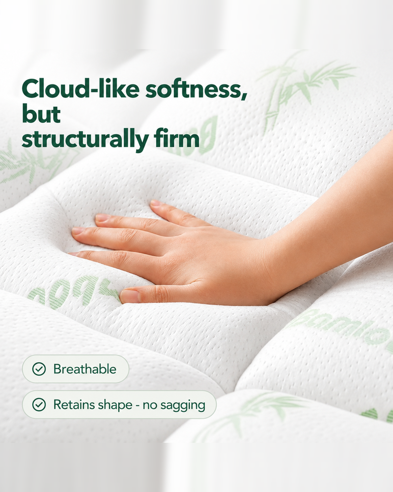 Bamboo Cloud Mattress Topper