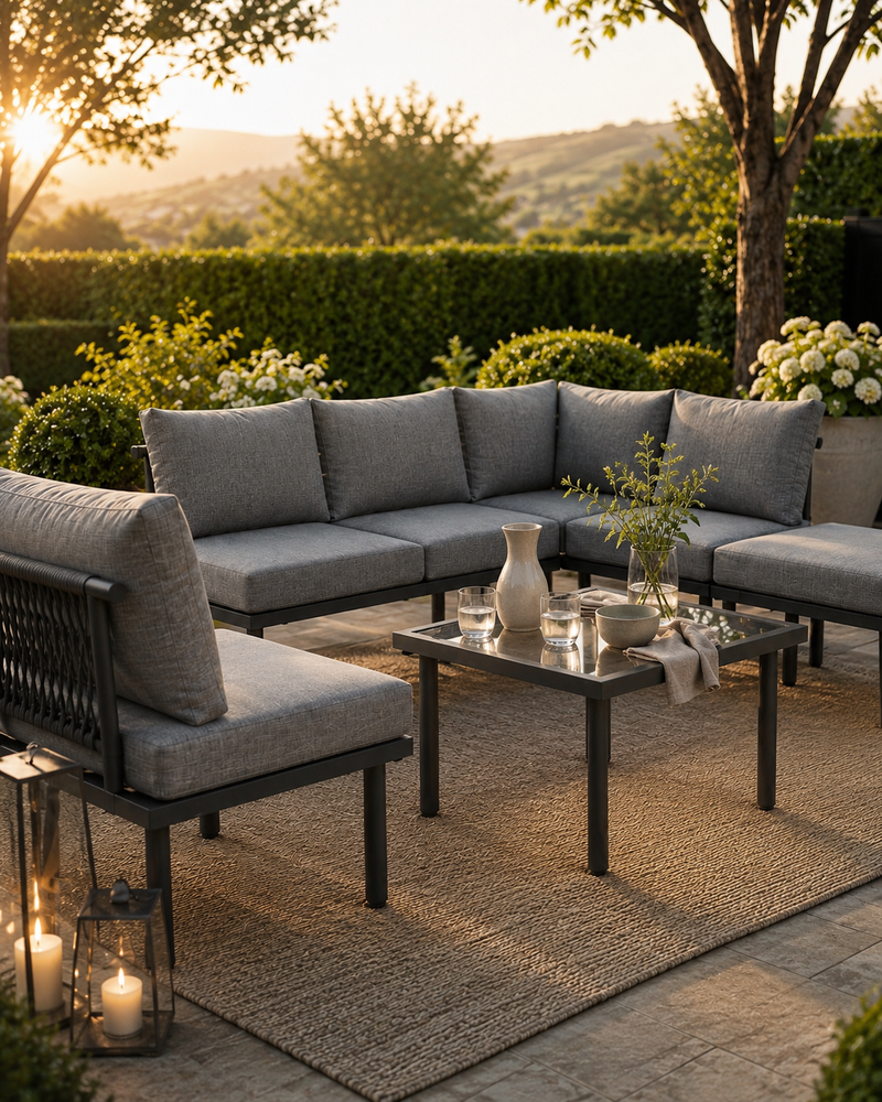 Rope & Iron Lounge Set