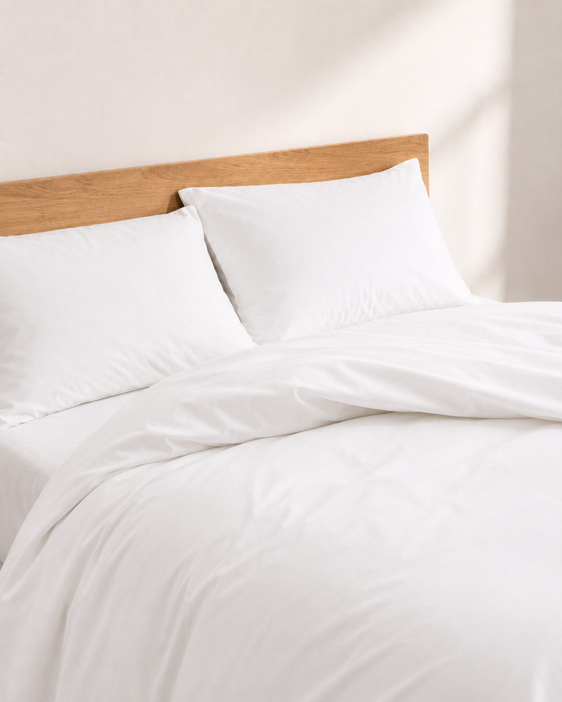 Relaxed cotton bedding set, fabric detail