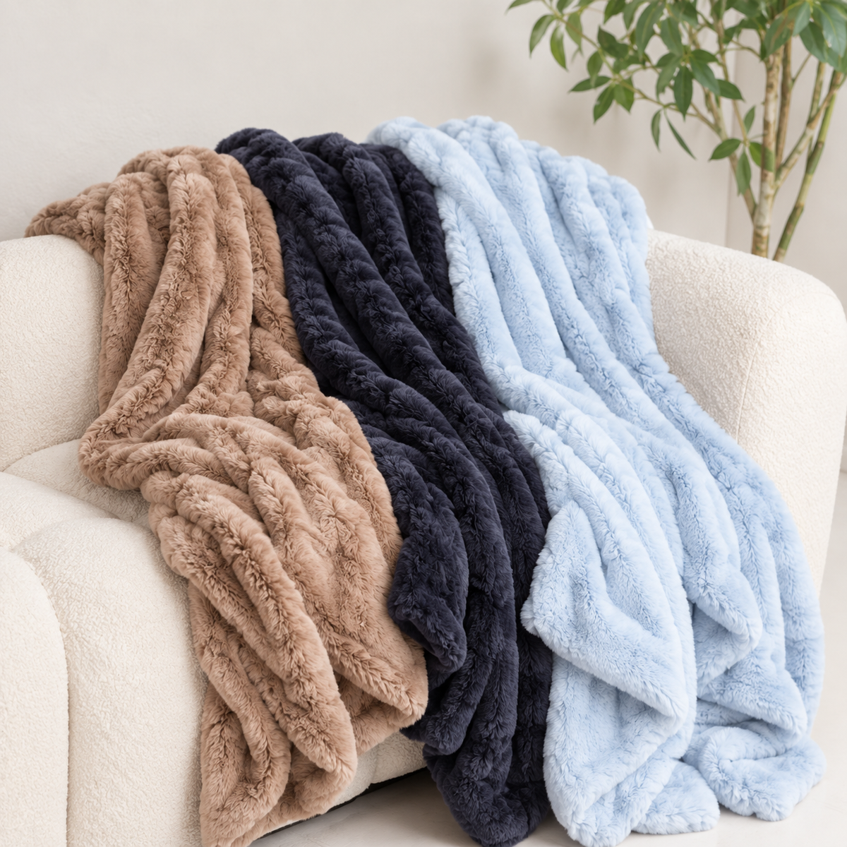 Ruched Cloud Blanket