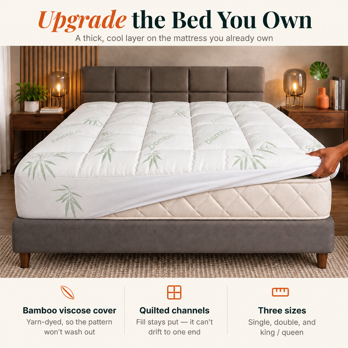 Bamboo Cloud Mattress Topper