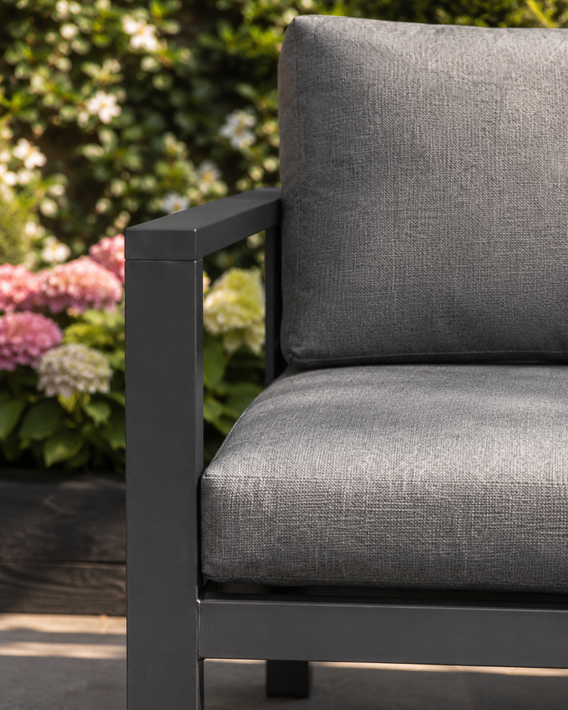 Aluminium L-Shape Lounge Set