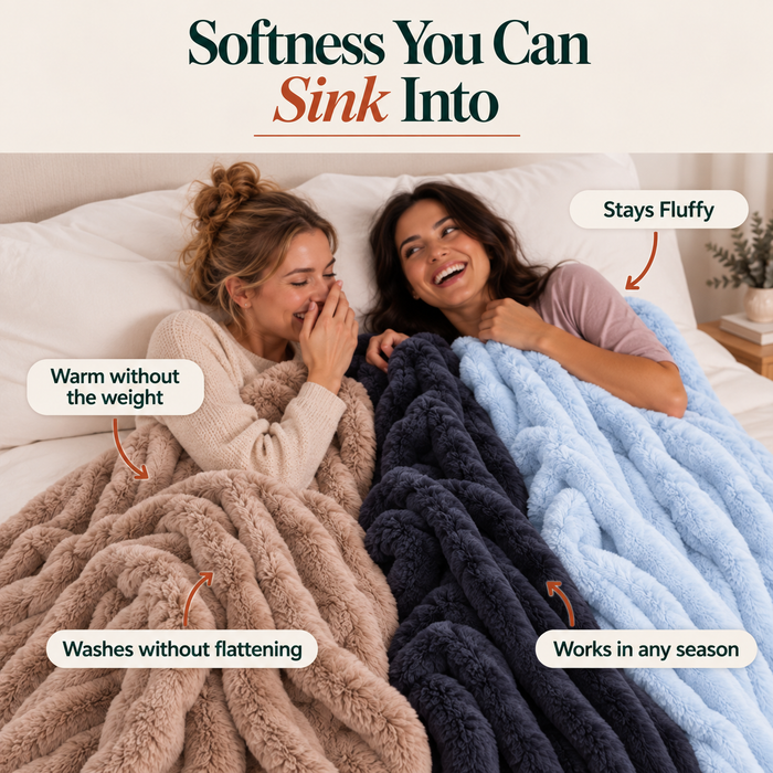 Ruched Cloud Blanket