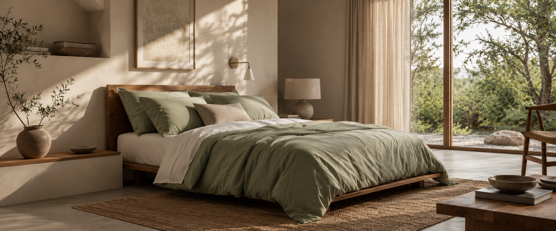Everything starts with the bed.