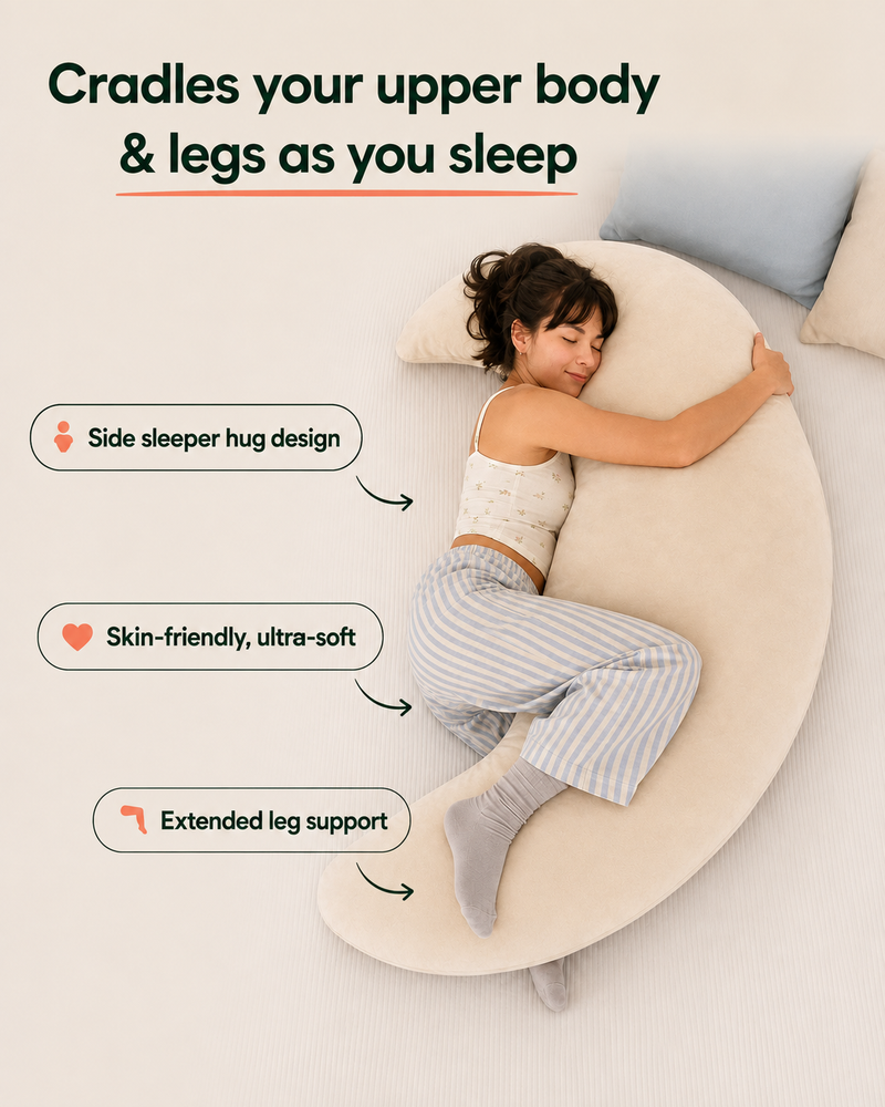 Crescent Cloud Body Pillow