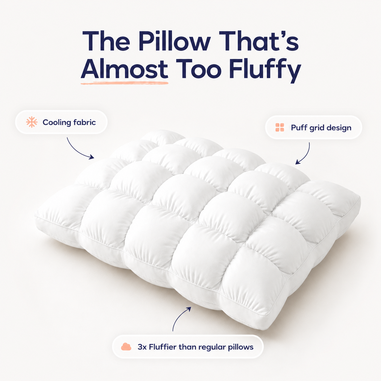 Puff Cloud Pillow